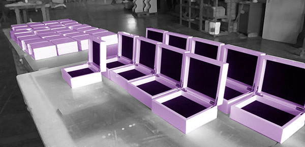 produzione scatole in legno